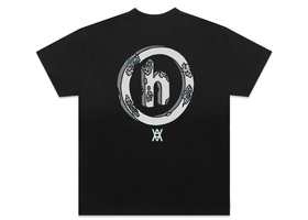 Hidden × Daniel Arsham Black Eroded Tee